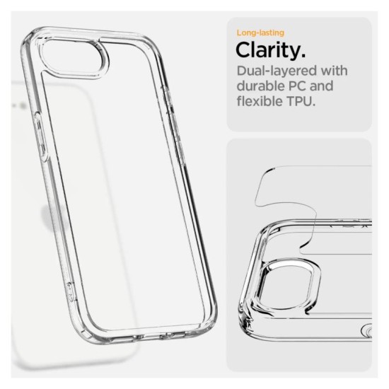 Θήκη TPU & PC Spigen Ultra Hybrid Apple iPhone 16e Διάφανο Θήκη TPU & PC Spigen Ultra Hybrid Apple iPhone 16e Διάφανο