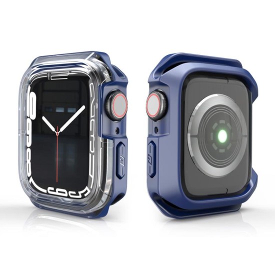 Θήκη TPU & PC Devia Sport Apple Watch 7/ 8/ 9 (45mm) Shock Proof Μπλε Θήκη TPU & PC Devia Sport Apple Watch 7/ 8/ 9 (45mm) Shock Proof Μπλε