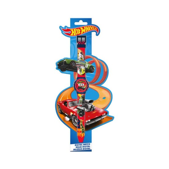 Ψηφιακό Ρολόι Χειρός Kids Licensing HW00004 Hot Wheels Ψηφιακό Ρολόι Χειρός Kids Licensing HW00004 Hot Wheels