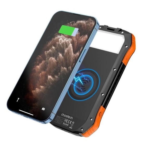 Ηλιακός Ασύρματος Φορτιστής Ανάγκης Magnetic Choetech B659 Επαγωγικής Φόρτισης 10W 10000mAh Πορτοκαλί Ηλιακός Ασύρματος Φορτιστής Ανάγκης Magnetic Choetech B659 Επαγωγικής Φόρτισης 10W 10000mAh Πορτοκαλί