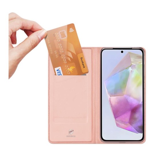 Θήκη Flip Dux Ducis Skin Pro Samsung A366 Galaxy A36 5G/ A566 Galaxy A56 5G Ροζ Θήκη Flip Dux Ducis Skin Pro Samsung A366 Galaxy A36 5G/ A566 Galaxy A56 5G Ροζ