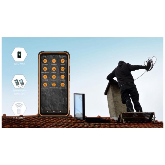 Κινητό Τηλέφωνο Hammer Iron 6 5G (Dual SIM) 256GB 8GB RAM Πορτοκαλί Κινητό Τηλέφωνο Hammer Iron 6 5G (Dual SIM) 256GB 8GB RAM Πορτοκαλί