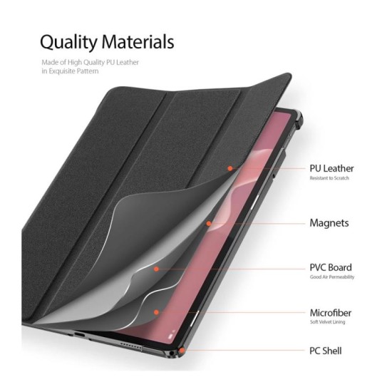 Θήκη TPU Flip Shock Proof Dux Ducis Domo Lenovo Tab M11 11.0'' Μαύρο Θήκη TPU Flip Shock Proof Dux Ducis Domo Lenovo Tab M11 11.0'' Μαύρο
