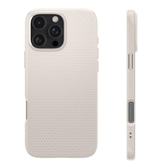Θήκη Soft TPU Spigen Liquid Air Apple iPhone 16 Pro Max Τιτάνιο Θήκη Soft TPU Spigen Liquid Air Apple iPhone 16 Pro Max Τιτάνιο