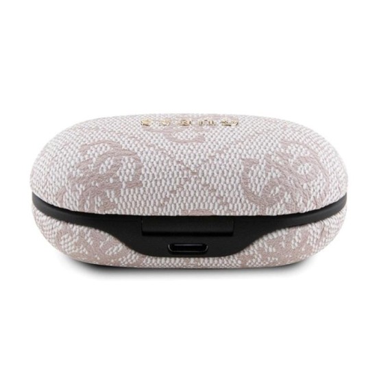 True Wireless Ακουστικά Bluetooth Guess Docking Station 4G Metal Ροζ True Wireless Ακουστικά Bluetooth Guess Docking Station 4G Metal Ροζ