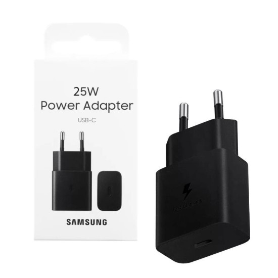 Φορτιστής Ταξιδίου Ταχείας Φόρτισης Samsung EP-T2510NBEG με Έξοδο USB C GaN PD 25W 3A Μαύρο Φορτιστής Ταξιδίου Ταχείας Φόρτισης Samsung EP-T2510NBEG με Έξοδο USB C GaN PD 25W 3A Μαύρο