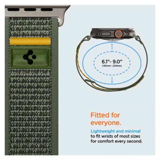 Λουράκι Spigen Athlex Air Apple Watch 6/ 7/ 8/ 9/ 10/ SE/ Ultra 1/ 2 (44/ 45/ 46/ 49mm) Active Πράσινο Λουράκι Spigen Athlex Air Apple Watch 6/ 7/ 8/ 9/ 10/ SE/ Ultra 1/ 2 (44/ 45/ 46/ 49mm) Active Πράσινο