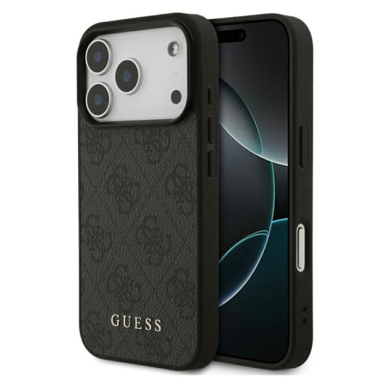 Θήκη PU Guess Apple iPhone 17 Pro Hardcase Classic Logo 4G Μαύρο Θήκη PU Guess Apple iPhone 17 Pro Hardcase Classic Logo 4G Μαύρο