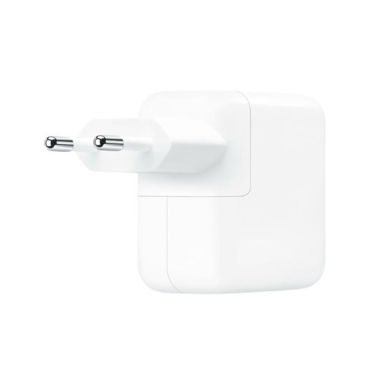 Φορτιστής Ταξιδίου με Διπλή Έξοδο USB C Apple MW2K3 35W Λευκό