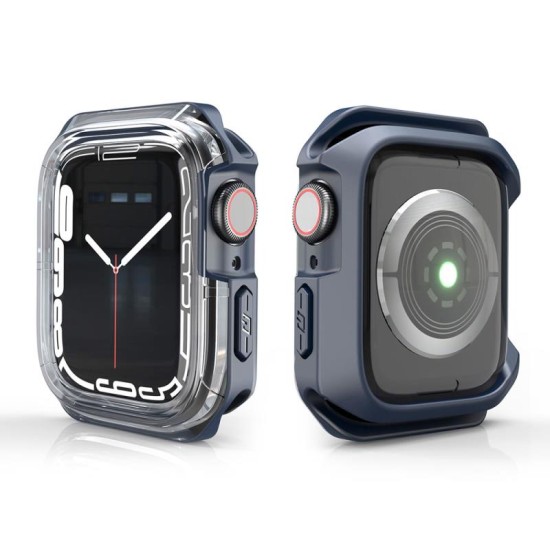 Θήκη TPU & PC Devia Sport Apple Watch 7/ 8 (45mm) Shock Proof Σκούρο Μπλε Θήκη TPU & PC Devia Sport Apple Watch 7/ 8 (45mm) Shock Proof Σκούρο Μπλε