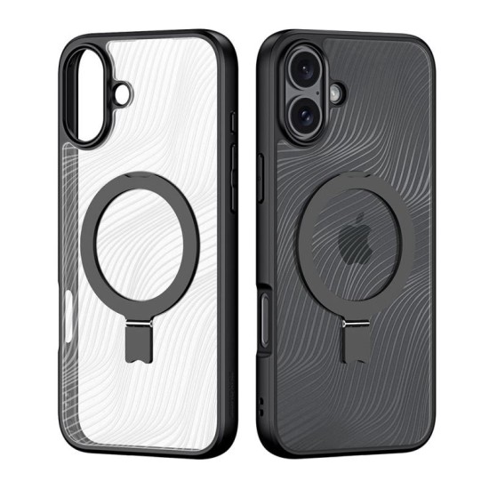 Θήκη TPU & PC Dux Ducis Aimo Magnetic MagSafe με Stand Apple iPhone 16 Plus Μαύρο Θήκη TPU & PC Dux Ducis Aimo Magnetic MagSafe με Stand Apple iPhone 16 Plus Μαύρο
