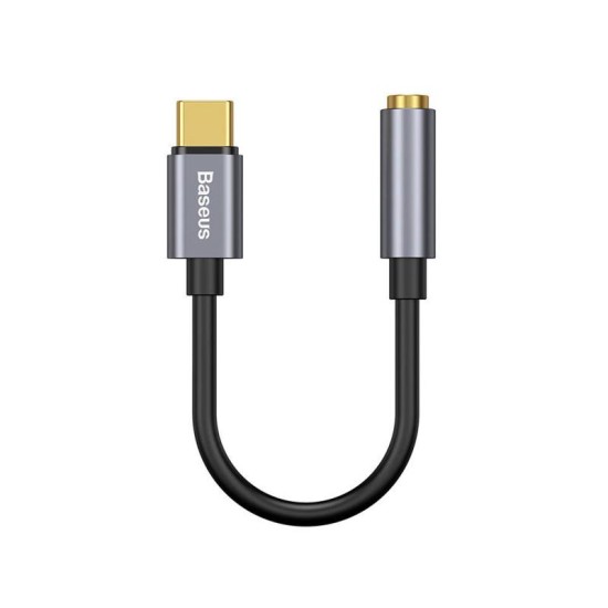 Αντάπτορας Baseus L54 USB C Αρσενικό σε 3.5mm Θηλυκό Γκρι Αντάπτορας Baseus L54 USB C Αρσενικό σε 3.5mm Θηλυκό Γκρι