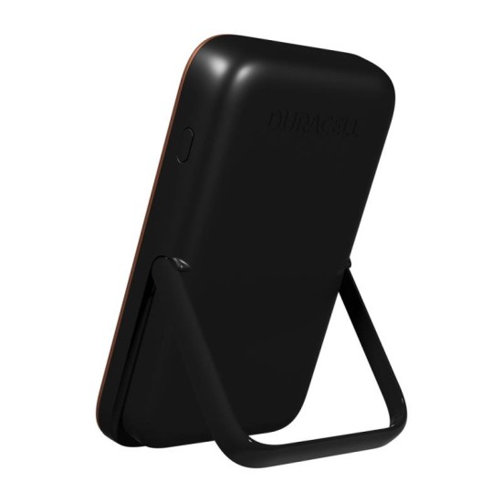 Φορτιστής Ανάγκης Duracell Magnetic MagSafe Micro 5 12W 5000mAh με Βραχίονα Στήριξης Μαύρο Φορτιστής Ανάγκης Duracell Magnetic MagSafe Micro 5 12W 5000mAh με Βραχίονα Στήριξης Μαύρο