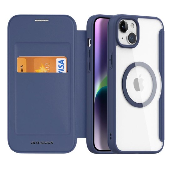 Θήκη Flip Dux Ducis Skin X Pro Wallet Apple iPhone 15 Μπλε Θήκη Flip Dux Ducis Skin X Pro Wallet Apple iPhone 15 Μπλε