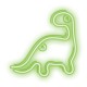 Neon LED Neolia NNE01 DINOSAUR (USB & On/Off) Πράσινο Neon LED Neolia NNE01 DINOSAUR (USB & On/Off) Πράσινο