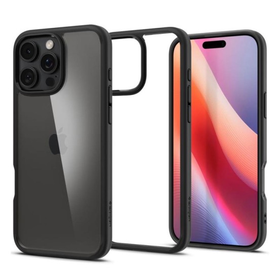 Θήκη TPU & PC Spigen Ultra Hybrid Apple iPhone 16 Pro Μαύρο Θήκη TPU & PC Spigen Ultra Hybrid Apple iPhone 16 Pro Μαύρο