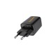Φορτιστής Ταξιδίου Ταχείας Φόρτισης Hammer RapidCharge Duo με Διπλή Έξοδο USB A & USB C PD 30W Μαύρο Φορτιστής Ταξιδίου Ταχείας Φόρτισης Hammer RapidCharge Duo με Διπλή Έξοδο USB A & USB C PD 30W Μαύρο