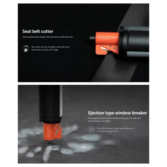 Πολυλειτουργικός Φακός για Αυτοκίνητο Xiaomi BHR7004GL Μαύρο Πολυλειτουργικός Φακός για Αυτοκίνητο Xiaomi BHR7004GL Μαύρο