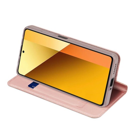 Θήκη Flip Dux Ducis Skin Pro Xiaomi Redmi Note 13 5G Ροζ Θήκη Flip Dux Ducis Skin Pro Xiaomi Redmi Note 13 5G Ροζ