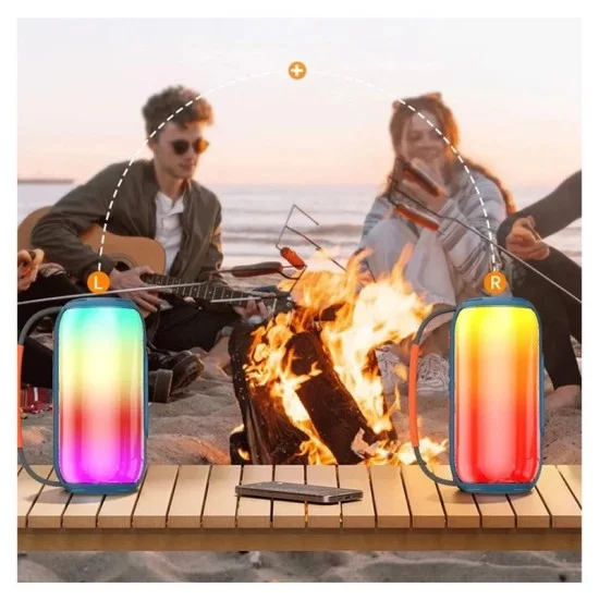 Φορητό Ηχείο Bluetooth WiWU Thunder H6 BT 5.3 Ραδιόφωνο FM USB AUX 2400mAh 16W Μπλε Φορητό Ηχείο Bluetooth WiWU Thunder H6 BT 5.3 Ραδιόφωνο FM USB AUX 2400mAh 16W Μπλε