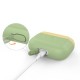 Θήκη Σιλικόνης AhaStyle PT-P2 Apple AirPods Pro DuoTone Φυστικί-Κίτρινο Θήκη Σιλικόνης AhaStyle PT-P2 Apple AirPods Pro DuoTone Φυστικί-Κίτρινο