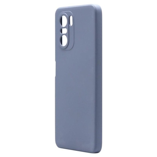 Θήκη Liquid Silicon inos Xiaomi Poco F3/ Mi 11i L-Cover Γκρι-Μπλε Θήκη Liquid Silicon inos Xiaomi Poco F3/ Mi 11i L-Cover Γκρι-Μπλε