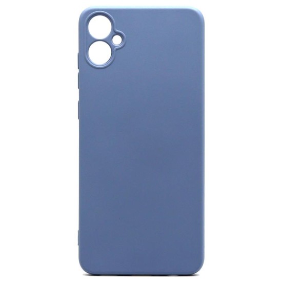 Θήκη Liquid Silicon inos Samsung A055F Galaxy A05 L-Cover Γκρι-Μπλε Θήκη Liquid Silicon inos Samsung A055F Galaxy A05 L-Cover Γκρι-Μπλε