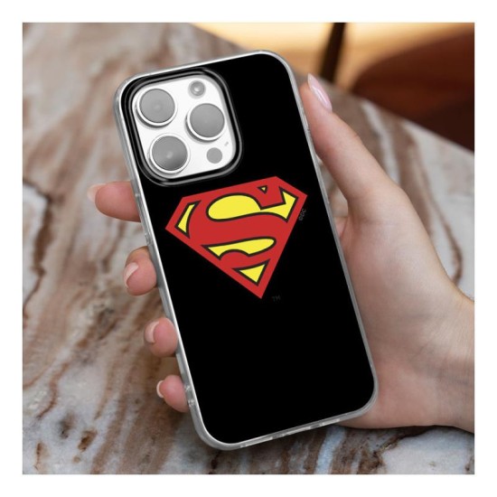 Θήκη Soft TPU DC Superman 002 Apple iPhone 15 Pro Μαύρο Θήκη Soft TPU DC Superman 002 Apple iPhone 15 Pro Μαύρο