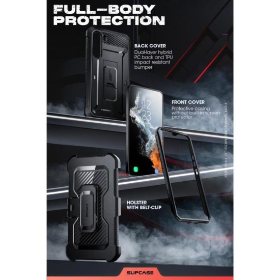 Θήκη Full Body Rugged Supcase Unicorn Beetle Pro Samsung S916B Galaxy S23 Plus 5G Μαύρο Θήκη Full Body Rugged Supcase Unicorn Beetle Pro Samsung S916B Galaxy S23 Plus 5G Μαύρο