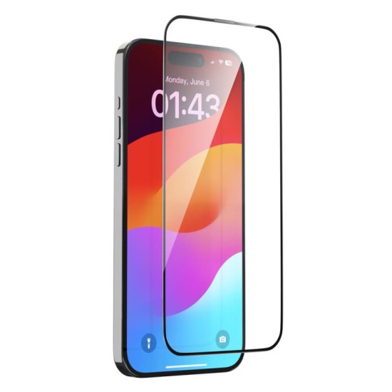 Tempered Glass Full Face Dust-Proof Devia Apple iPhone 15 Pro Max Van Διάφανο (1 τεμ.) Tempered Glass Full Face Dust-Proof Devia Apple iPhone 15 Pro Max Van Διάφανο (1 τεμ.)