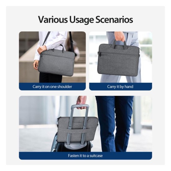 Θήκη Laptop Ώμου Dux Ducis LBJB για Laptop/ Macbook/ Notebook/ Tablet 13''-13.9'' Σκούρο Γκρι Θήκη Laptop Ώμου Dux Ducis LBJB για Laptop/ Macbook/ Notebook/ Tablet 13''-13.9'' Σκούρο Γκρι