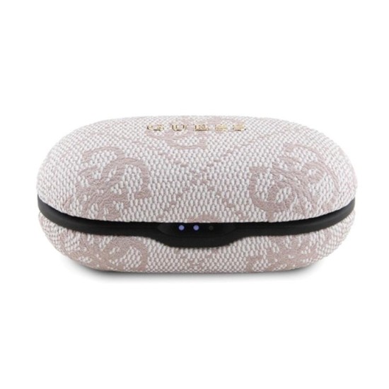 True Wireless Ακουστικά Bluetooth Guess Docking Station 4G Metal Ροζ True Wireless Ακουστικά Bluetooth Guess Docking Station 4G Metal Ροζ