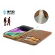 Θήκη Δερμάτινη Dux Ducis Hivo RFID Wallet Apple iPhone 15 Pro Καφέ