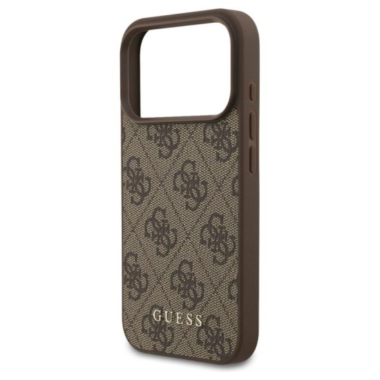 Θήκη PU Guess Apple iPhone 17 Pro Hardcase Classic Logo 4G Καφέ Θήκη PU Guess Apple iPhone 17 Pro Hardcase Classic Logo 4G Καφέ