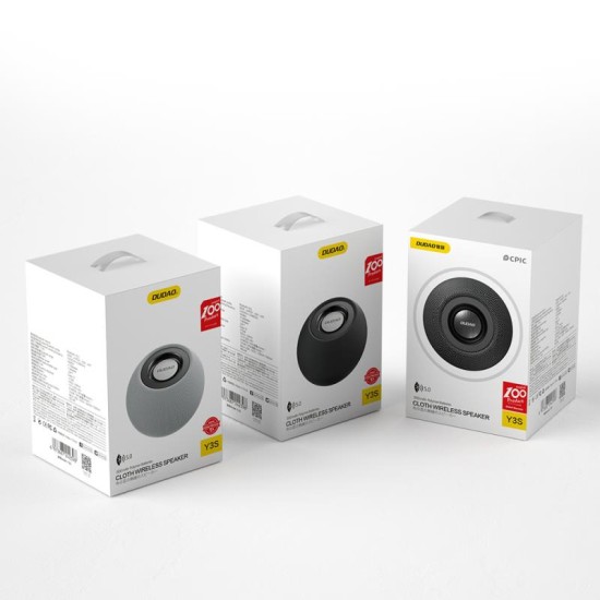 Φορητό Ηχείο Bluetooth Dudao Y3S 3W Μαύρο Φορητό Ηχείο Bluetooth Dudao Y3S 3W Μαύρο