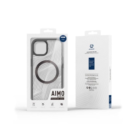 Θήκη TPU & PC Dux Ducis Aimo Magnetic MagSafe Apple iPhone 15 Μαύρο Θήκη TPU & PC Dux Ducis Aimo Magnetic MagSafe Apple iPhone 15 Μαύρο