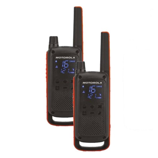 Walkie Talkie Motorola Talkabout T82 & Φορτιστής Μαύρο-Πορτοκαλί (2 τεμ.) Walkie Talkie Motorola Talkabout T82 & Φορτιστής Μαύρο-Πορτοκαλί (2 τεμ.)