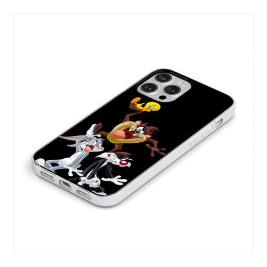 Θήκη Soft TPU Warner Bros Looney Tunes 001 Apple iPhone 15 Pro Μαύρο Θήκη Soft TPU Warner Bros Looney Tunes 001 Apple iPhone 15 Pro Μαύρο