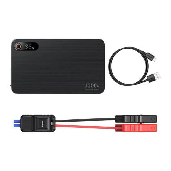 Jump Starter - Power Bank Baseus Super Energy Pro+ 12000mAh 1200A Μαύρο