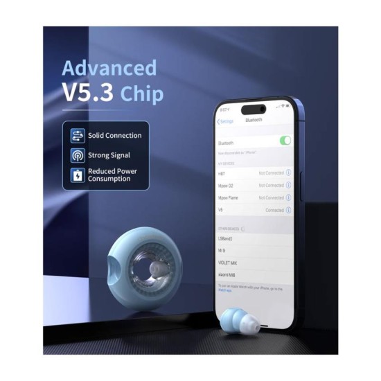 True Wireless Ακουστικά Bluetooth Choetech BH-T22 Μπλε True Wireless Ακουστικά Bluetooth Choetech BH-T22 Μπλε