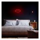 Neon LED Forever Light FLNEO8 LIPS (USB/Μπαταρίας & On/Off) Κόκκινο