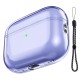 Θήκη PC AhaStyle WG94 Apple AirPods Pro 2 (2022) Διάφανο-Μωβ