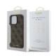 Θήκη PU Guess Apple iPhone 16 Pro Hardcase Classic Logo 4G Μαύρο