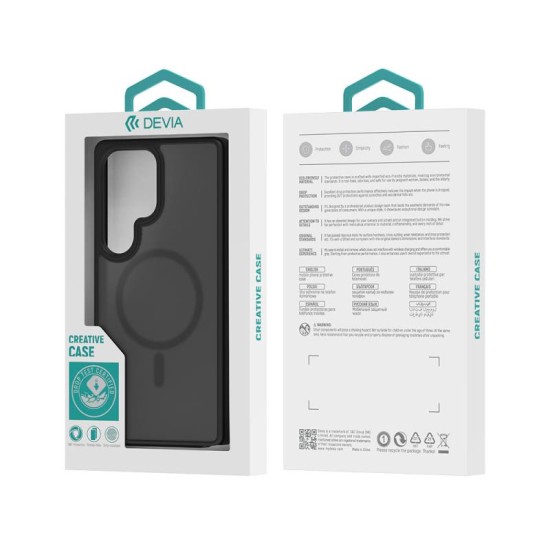 Θήκη TPU & PC Shock Proof Devia Magnetic Samsung Galaxy S25 Plus 5G Pino Μαύρο Θήκη TPU & PC Shock Proof Devia Magnetic Samsung Galaxy S25 Plus 5G Pino Μαύρο