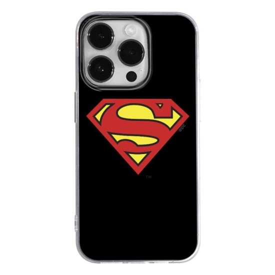 Θήκη Soft TPU DC Superman 002 Apple iPhone 15 Pro Μαύρο Θήκη Soft TPU DC Superman 002 Apple iPhone 15 Pro Μαύρο