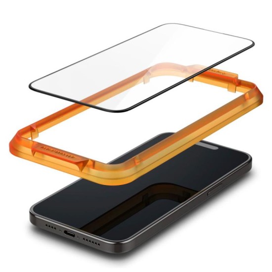 Tempered Glass Full Face Spigen Glas.tR Align Master Apple iPhone 15 Pro Max Μαύρο (2 τεμ.) Tempered Glass Full Face Spigen Glas.tR Align Master Apple iPhone 15 Pro Max Μαύρο (2 τεμ.)