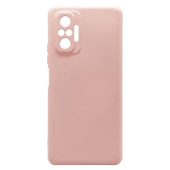 Θήκη Liquid Silicon inos Xiaomi Redmi Note 10 Pro/ Note 10 Pro Max L-Cover Σομόν Θήκη Liquid Silicon inos Xiaomi Redmi Note 10 Pro/ Note 10 Pro Max L-Cover Σομόν