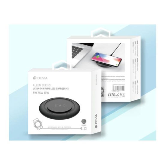 Ασύρματος Φορτιστής Devia EA242 V3 15W για Smartphones Allen Λευκό Ασύρματος Φορτιστής Devia EA242 V3 15W για Smartphones Allen Λευκό