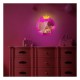 Neon LED Forever Light Καθρέπτης FMNE04 QUEEN Λευκό-Ροζ