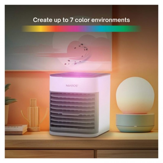 Επιτραπέζιος Ανεμιστήρας Niaros Beteni Air Cooler USB 5W Λευκό Επιτραπέζιος Ανεμιστήρας Niaros Beteni Air Cooler USB 5W Λευκό